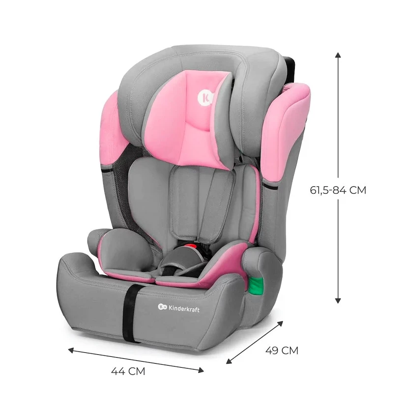 Autostoeltje Kinderkraft Comfort UP i-Size 76-150cm Pink
