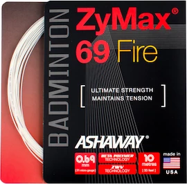 Badminton besnaring Ashaway ZyMax 69 Fire white