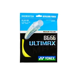 Badminton besnaring Yonex BG 66 Ultimax Yellow (0.65 mm)