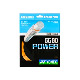 Badminton besnaring Yonex BG 80 Power Orange (0.68 mm)