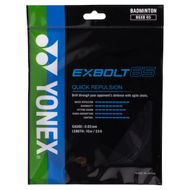 Badminton besnaring Yonex Exbolt 65 Black (10 m)