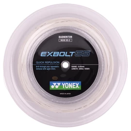 Badminton besnaring Yonex Exbolt 65 White (200 m)