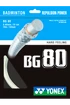 Badminton besnaring Yonex  Micron BG80 White (0.68 mm)