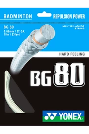 Badminton besnaring Yonex Micron BG80 White (0.68 mm)