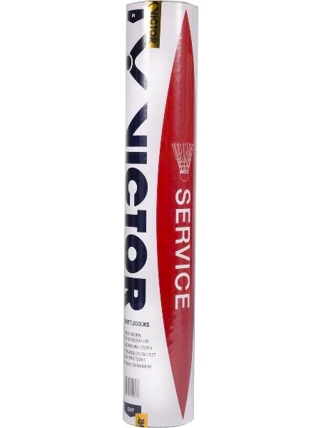 Badminton shuttles Victor  Service (12 Pack)  snelheid 77 (tot 11-21°C)