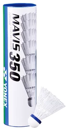 Badminton shuttles Yonex Mavis 350 White (6 Pack)