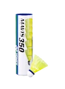Badminton shuttles Yonex  Mavis 350 Yellow (6 Pack)  groene strook (tot 19-29°C)
