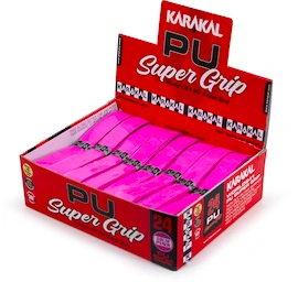 Basis grip Karakal PU Super Grip Box 24 Pcs. Pink