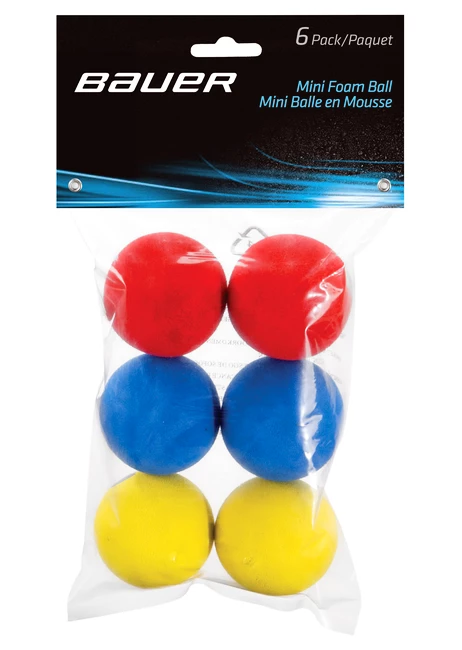 Bauer  Mini Foam Ball - 6 Pack