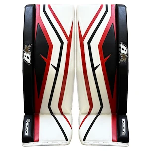 Beenbeschermers BRIAN'S Iconik X White/Red Senior 36 + 1 inch