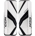 Beenbeschermers CCM YTflex 3 White/White/Black/Black Youth 20 inch