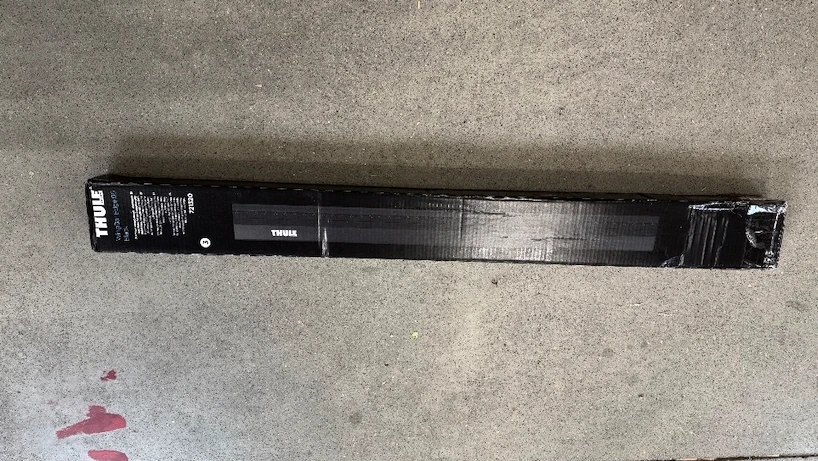 Beschadigde verpakking -  Draagstangen Thule WingBar Edge black  86 cm