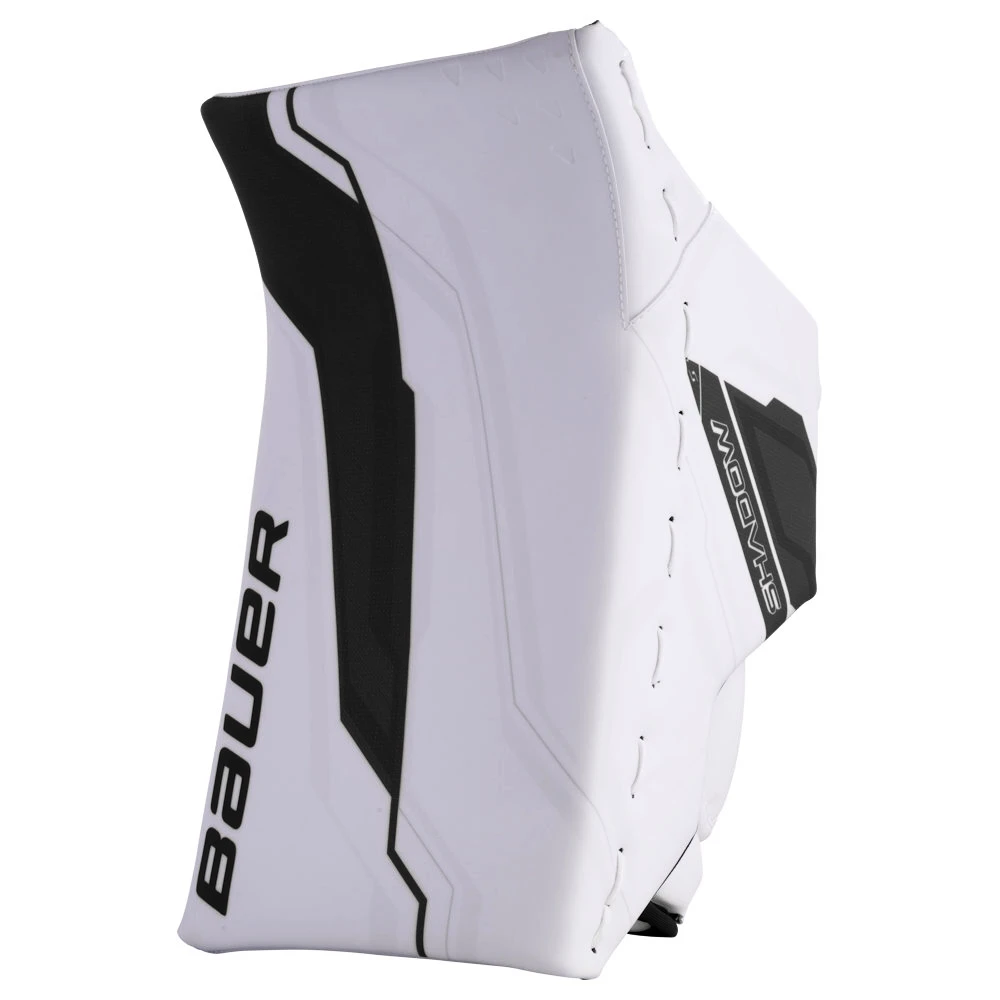 Blokhandschoen Bauer Supreme Shadow White/Black Senior rechter hand (regular)