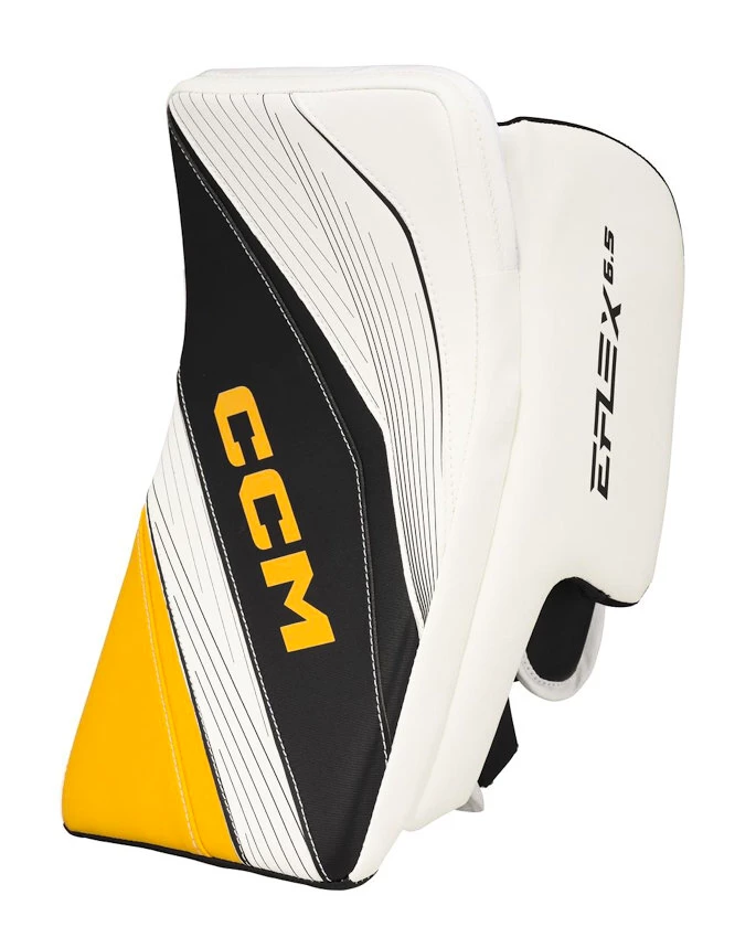 Blokhandschoen CCM Eflex 6 White Senior rechter hand (full-right)