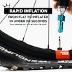 CO2-pompkop met patroonset PEATY'S  Mtb (25g) - black (ppr-hti-mtb-blk-12)