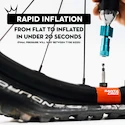 CO2-pompkop met patroonset PEATY'S  Mtb (25g) - black (ppr-hti-mtb-blk-12)
