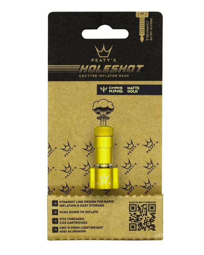 CO2-pompkop PEATY'S  Head gold (ppr-hti-ifh-gld-12)