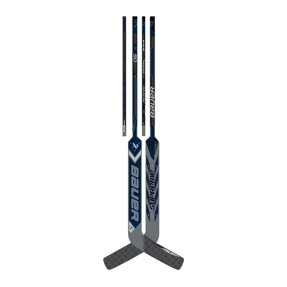 Composiet ijshockeystick keeper Bauer Supreme M50PRO Navy Intermediate 23 inch, L (Regular)