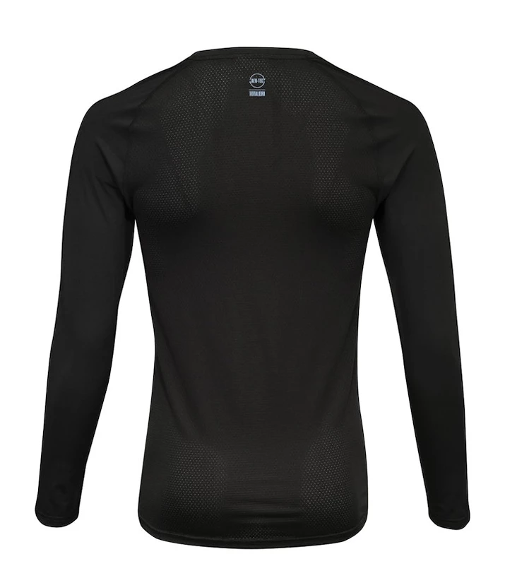 Compressie T-shirt CCM  Compression LS Top Black Junior