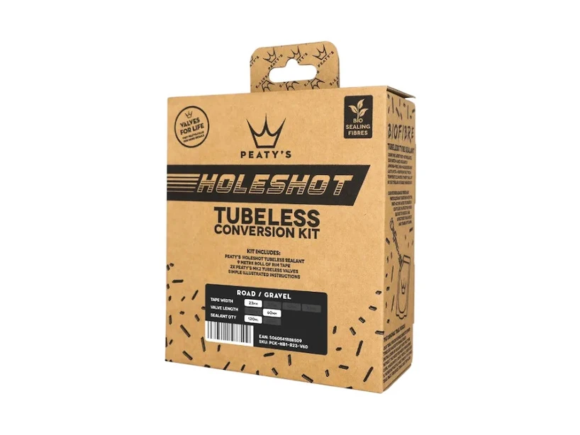 Conversiekit PEATY'S  23 mm (road / gravel) (pck-hb1-r23-v60-4)