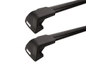 Dakdrager Thule Edge Black Fiat Panda 4X4 5-Dr Hatchback met geïntegreerde dakrails 12+