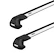 Dakdrager Thule Edge Volkswagen Multivan PanAmericana (T5) 4-Dr Bus met T-Profiel 03-09