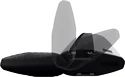 Dakdrager Thule met EVO WingBar Peugeot Rifter 5-Dr MPV met dakrails 19-24