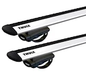 Dakdrager Thule met EVO WingBar Toyota Corolla Verso 5-Dr MPV met dakrails 04-08