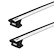 Dakdrager Thule met EVO WingBar Vauxhall Mokka 5-Dr SUV met geïntegreerde dakrails 13-20