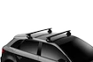 Dakdrager Thule met EVO WingBar Zwart Audi 3-Dr Hatchback met kaal dak 17+