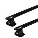 Dakdrager Thule met EVO WingBar Zwart Audi A2 5-Dr MPV met kaal dak 00-05