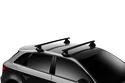 Dakdrager Thule met EVO WingBar Zwart Audi A3 Sportback (8P) 5-Dr Hatchback met kaal dak 04-12