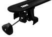 Dakdrager Thule met EVO WingBar Zwart Audi Q7 5-Dr SUV met geïntegreerde dakrails 15-24