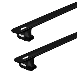 Dakdrager Thule met EVO WingBar Zwart BMW 1-series 5-Dr Hatchback met vaste punten 12-19