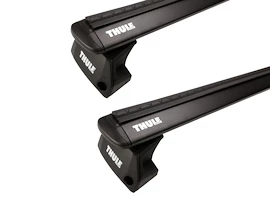 Dakdrager Thule met EVO WingBar Zwart BMW 3-series Touring 5-Dr Estate met geïntegreerde dakrails 10-11