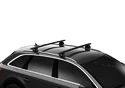 Dakdrager Thule met EVO WingBar Zwart BMW 5-series Touring (F11) 5-Dr Estate met geïntegreerde dakrails 10-17