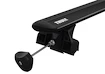 Dakdrager Thule met EVO WingBar Zwart Chevrolet Equinox EV 5-Dr SUV met geïntegreerde dakrails 24+