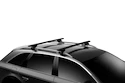 Dakdrager Thule met EVO WingBar Zwart Ford Mondeo (Mk III) 5-Dr Estate met dakrails 01-07