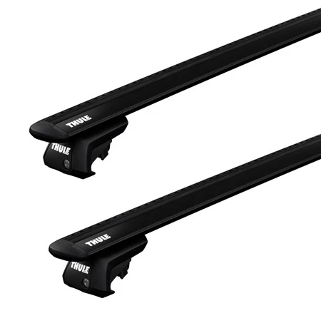 Dakdrager Thule met EVO WingBar Zwart Jac Rien SRV 5-Dr SUV met dakrails 07-24