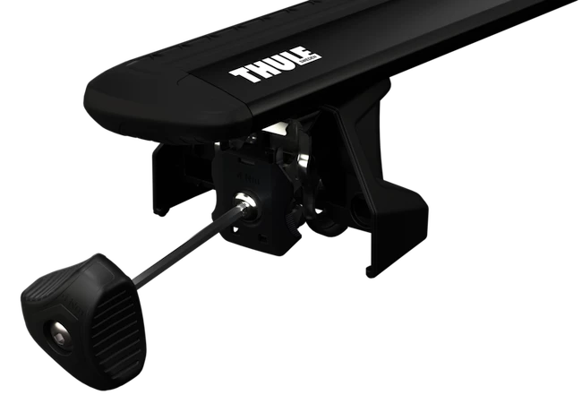 Dakdrager Thule met EVO WingBar Zwart Land Rover Defender 90/110/130 5-Dr SUV met T-Profiel 20-24