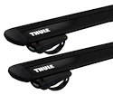 Dakdrager Thule met EVO WingBar Zwart Land Rover Discovery Sport 5-Dr SUV met dakrails 15-24