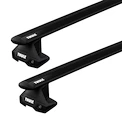 Dakdrager Thule met EVO WingBar Zwart LI AUTO L8 5-Dr SUV met kaal dak 22+