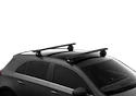 Dakdrager Thule met EVO WingBar Zwart Mercedes Benz CLA Shooting Brake (X118) 5-Dr Estate met vaste punten 19+