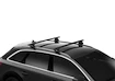 Dakdrager Thule met EVO WingBar Zwart Renault Mégane (Mk. IV) 5-Dr Estate met geïntegreerde dakrails 16-24
