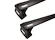 Dakdrager Thule met EVO WingBar Zwart Suzuki SX4 S-Cross 5-Dr Hatchback met geïntegreerde dakrails 14-24