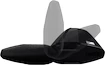 Dakdrager Thule met EVO WingBar Zwart Toyota Avensis 5-Dr Estate met dakrails 01-02
