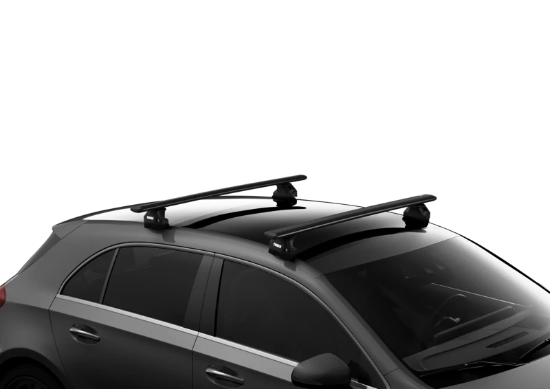 Dakdrager Thule met EVO WingBar Zwart Volkswagen Caravelle (T5) 4-Dr Bus met vaste punten 10-15