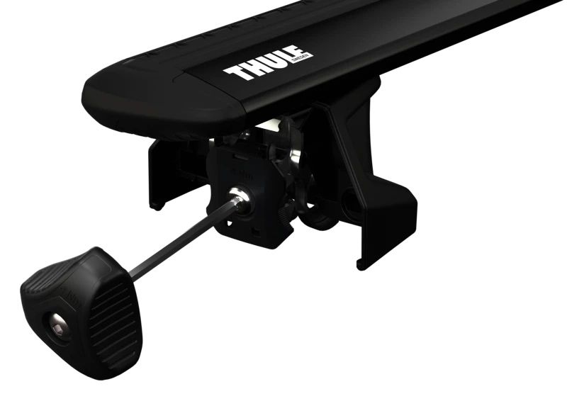 Dakdrager Thule met EVO WingBar Zwart Volkswagen Caravelle (T5) 4-Dr Bus met vaste punten 10-15