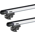 Dakdrager Thule met SlideBar Kia Carnival (Mk I) 5-Dr MPV met dakrails 00-05