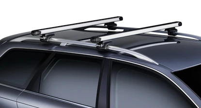 Dakdrager Thule met SlideBar Mercedes Benz E-Klasse (W211) 5-Dr Estate met dakrails 03-08